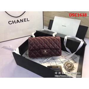 香奈兒CHANEL 升級版A1116m全新經典金銀鏈條單肩斜挎包 DSC1638