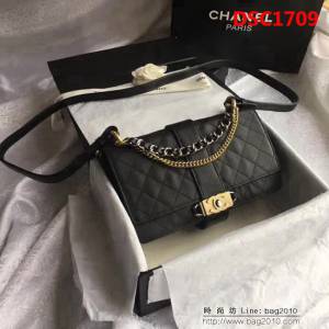 香奈兒CHANEL 57577 2018秋冬新款肩背小挎包正品打版DSC1709