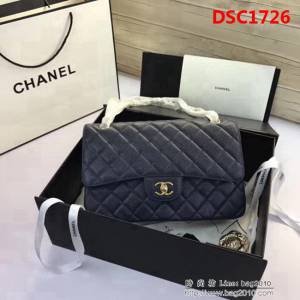 香奈兒CHANEL 升級版A1113全新經典小羊皮金銀鏈條單肩斜挎包 DSC1726