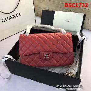 香奈兒CHANEL 升級版A1113全新經典小羊皮金銀鏈條單肩斜挎包 DSC1732