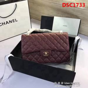 香奈兒CHANEL 升級版A1113全新經典小羊皮金銀鏈條單肩斜挎包 DSC1733