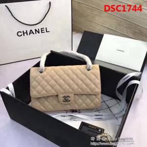 香奈兒CHANEL 升級版A1112全新經典小羊皮金銀鏈條單肩斜挎包 DSC1744