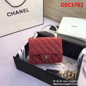 香奈兒CHANEL 升級版A1115全新經典小羊皮金銀鏈條單肩斜挎包 DSC1792