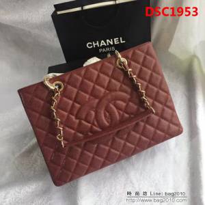 香奈兒CHANEL 50995 經典系列 魚子醬牛皮方形風格雙鏈條包 DSC1953