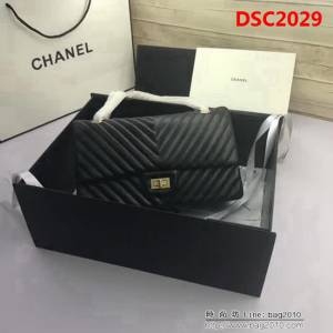 香奈兒CHANEL V226進口大象紋胎牛皮單肩斜挎鏈條包 DSC2029