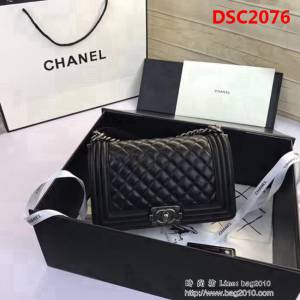 香奈兒CHANEL A67086菱格原版羊皮單肩斜挎鏈條包 DSC2076