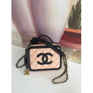 Chanel女包 19ss春夏新款呢子化妝包 香奈兒單肩女包 Chanel手提斜挎女包 Chanel化妝包  djc2951