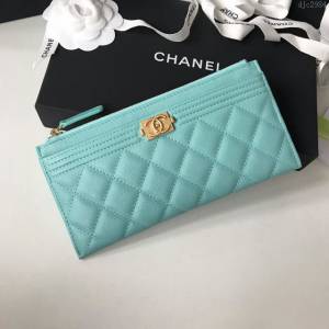 Chanel女包 81254 香奈兒新款leboy手拿包 Chanel拉鏈長錢包  djc2984