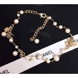 chanel手鏈 18香水瓶 珍珠項鏈 2用項鏈 可以繞2圈用作手鏈  gzsc1461