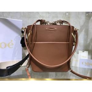 Chloe女包 克洛伊經典Roy抽繩圓環大號水桶包 Chole手提肩背斜挎包  jjh1314