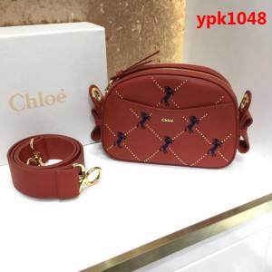 Chloe克洛伊 迷你Signature 駿馬刺繡圖案 鉚釘裝飾 小牛皮手袋 1805  ypk1048
