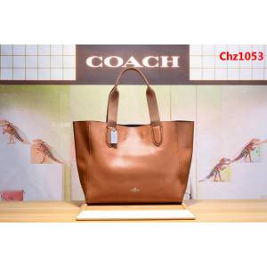 COACH蔻馳 獨家新款 蔻馳全頭層牛皮購物袋 F58660*  Chz1053