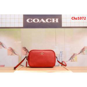 COACH蔻馳 原單 F65547 全頭層牛皮 斜挎 手拎雙拉鏈多用女包 一包三用  Chz1072