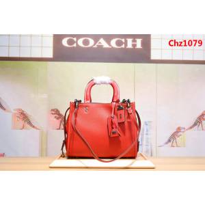 COACH蔻馳 54536 超級實用性 顆粒紋頭層牛皮  Chz1079