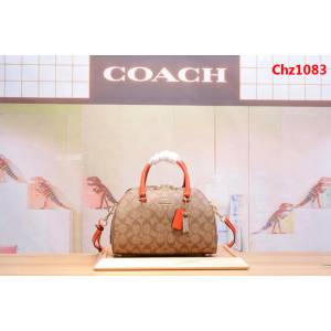 COACH蔻馳 新品 F36521 PVC配皮材質 款式簡約新穎 可手提 單肩斜挎  Chz1083