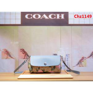 COACH蔻馳 2018春夏新款 28188翻蓋 彩色印花 雙面翻轉包蓋 單肩斜挎小包  Chz1149