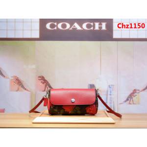 COACH蔻馳 2018春夏新款 28188翻蓋 彩色印花 雙面翻轉包蓋 單肩斜挎小包  Chz1150