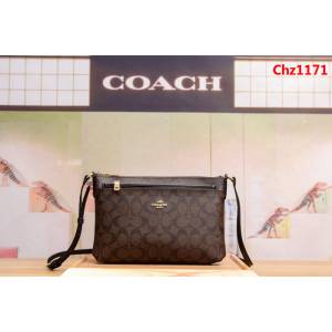 COACH蔻馳 海外代購 配頭層牛皮 58316 新款拼色子母挎包 小斜挎包  Chz1171