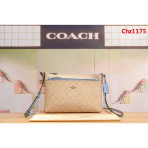 COACH蔻馳 海外代購 配頭層牛皮 58316 新款拼色子母挎包 小斜挎包  Chz1175