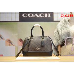 COACH蔻馳 原單級別 頭層牛皮 蔻馳貝殼包 37249 手提斜挎包  Chz1188