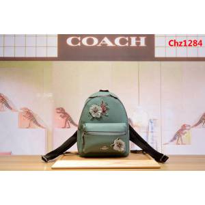 COACH蔻馳 原單全皮 c家28953 最新刺繡花朵 mini雙肩背包  Chz1284