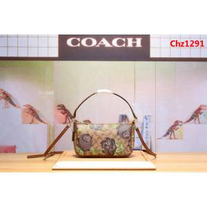 COACH蔻馳 專櫃同步 新料印花斜挎包 時尚百搭款 手提肩背包  Chz1291