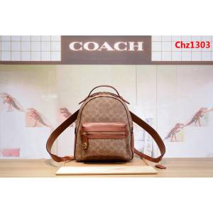 COACH蔻馳 原單coach 32754 新款 漸變色頭層牛皮雙肩包 pvc拼皮  Chz1303