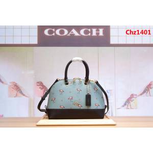 COACH蔻馳 專櫃同步 火烈鳥貝殼包 頂級品質 進口原單手掌紋牛皮 手提肩背包  Chz1401