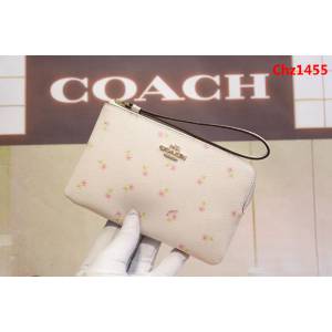 COACH蔻馳 原單 專櫃新款 28384 手挽包 白色櫻桃零錢包  Chz1455