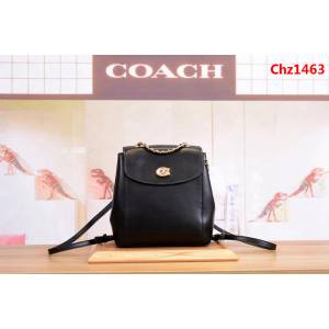 COACH蔻馳 女包雙肩包 鏈條牛皮背包 Parker系列 9163510  Chz1463