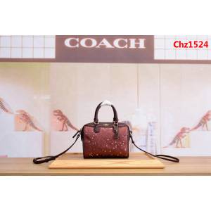 COACH蔻馳 c37747 Coach聖誕限量迷你星辰波士頓包 手提斜挎包  Chz1524