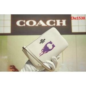 COACH蔻馳 原單 專櫃新款 28384 手挽包 白色櫻桃零錢包  Chz1530
