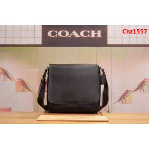COACH蔻馳 頭層純牛皮 單肩斜挎男包 70555  Chz1557