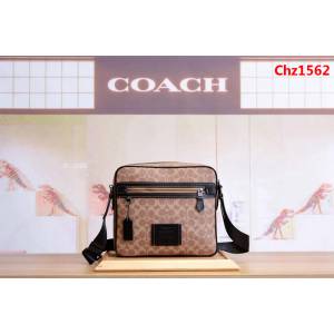 COACH蔻馳 代購級別 43008男款 經典標誌帆布 DYLAN 27號手袋斜挎包 可肩背或斜挎  Chz1562