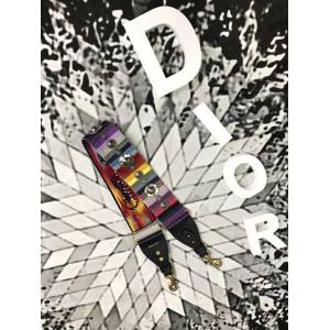 Dior肩帶 迪奧羅馬彩虹寬肩帶  Dyd1053