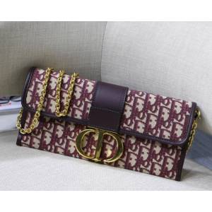 Dior包 迪奧Dior 30 Montaigne蒙田鏈條手拿包 Dior單肩斜挎包  Dyd1062