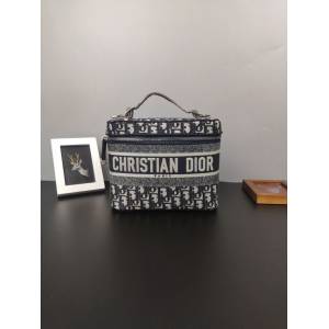 Dior包 迪奧化妝包 Dior老花化妝手提包  Dyd1094