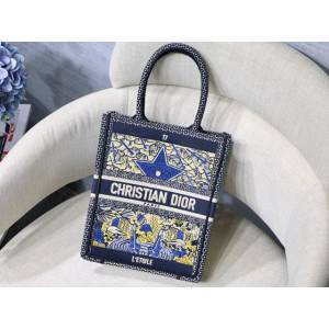 Dior包 迪奧Mini book tote豎版塔羅牌系列 Dior手提包 Dior手腕包  Dyd1128