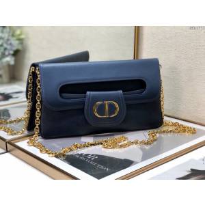 Dior女包 迪奧Double磁性翻蓋CD鏈條包 Dior肩背斜挎包  dfk1771