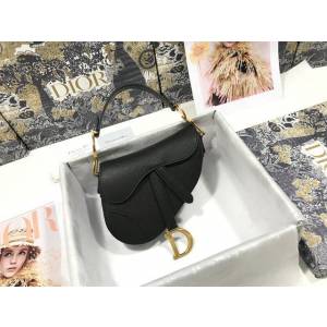 Dior女包 迪奧小號掌紋馬鞍包 Dior手提肩背包  dfk1793