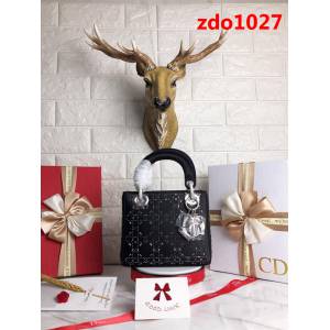 DIOR迪奧 燙鑽系列 新潮時尚 Diorama翻蓋式小手提包 可斜跨  zdo1027