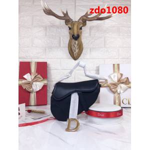 DIOR迪奧 18秋冬季新款 黑色 Saddle馬鞍包  zdo1080