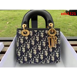 DIOR迪奧 Dior OBLIQUE老花系列 oblique 刺繡系列帆布復古包 可手提亦可肩背  zdo1321