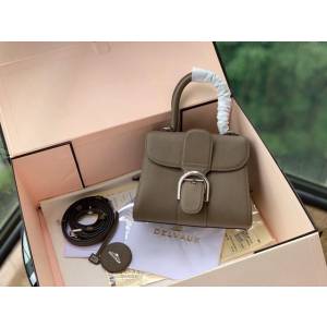 DELVAUX女包 百搭氣質款 Dv0020大象灰 Brillant系列手袋 德爾沃女手提包 Delvaux女單肩包  fcs1339