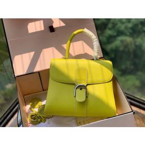 DELVAUX女包 德爾沃比利時單肩包 純手工蜜蠟縫線 德爾沃女手提包 女手拎包 DF0028手縫茴香綠 Delvaux斜挎包  fcs1395