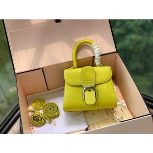 DELVAUX女包 德爾沃比利時單肩包 純手工蜜蠟縫線 德爾沃女手提包 女手拎包 DF0020手縫茴香綠 Delvaux斜挎包  fcs1397