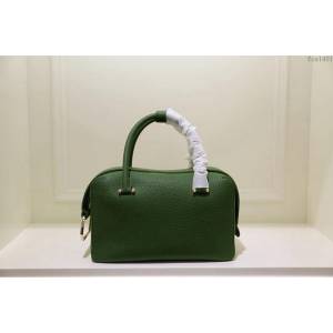 DELVAUX女包 Delvaux新標誌性包款 Cool Box 中號 德爾沃女手提包 手拎包 手腕包 艾草綠  fcs1401