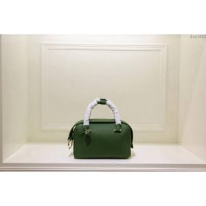 DELVAUX女包 Delvaux新標誌性包款 Cool Box 小號 德爾沃女手提包 手拎包 手腕包 艾草綠  fcs1402