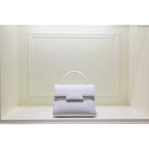 DELVAUX女包 Delvaux tmepete Mini白 進口細膩牛皮 德爾沃女手提包 手拎包 TP0020白色  fcs1430