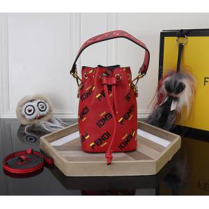 FENDI芬迪 新款 Fendi MINI BUCKET 雙F經典女包 可手提 亦可斜挎 8880  fd1791
